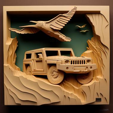 3D model Hummer H1 (STL)